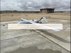 জেটি-৪৫০ উচ্চ বহন ক্ষমতা এবং হাইব্রিড বৈদ্যুতিক-গ্যাসিন পাওয়ার সিস্টেমের সাথে পারফরম্যান্সের সীমা লঙ্ঘন করে